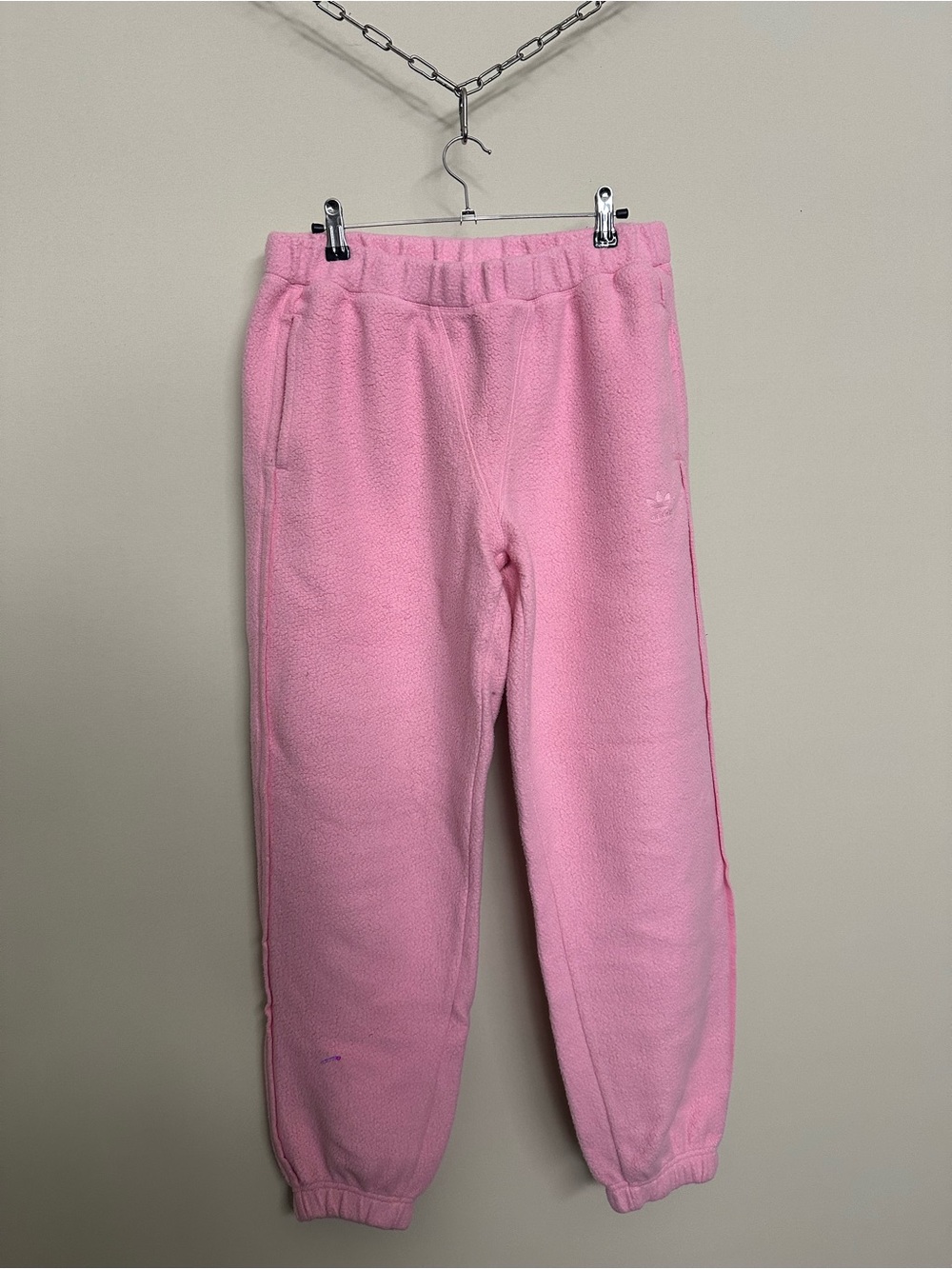 adidas Pink Fleece Jogger Pants